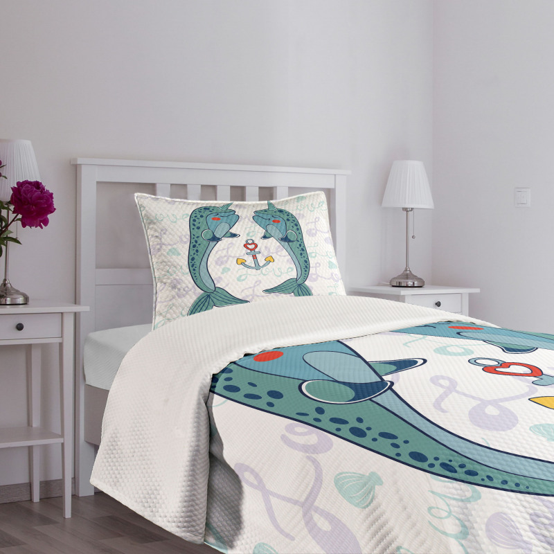 Animal Couple in Love Bedspread Set