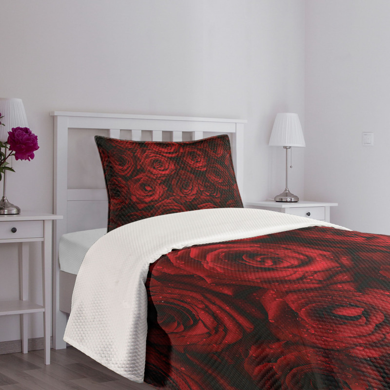 Drops of Blooming Bouquet Bedspread Set