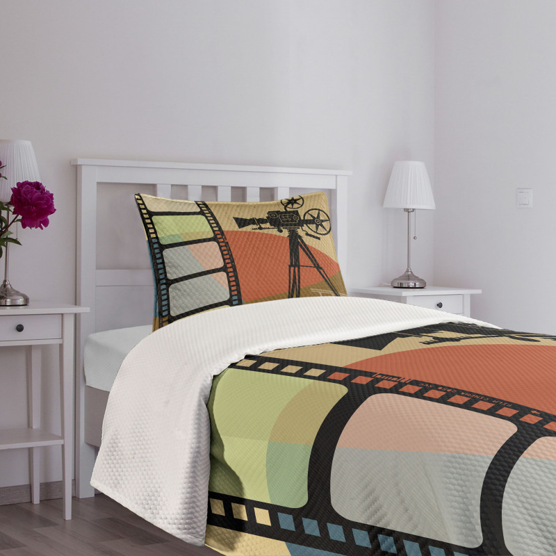 Abstract Retro Bedspread Set