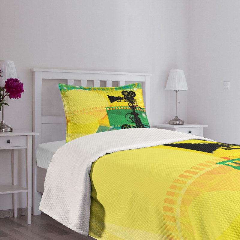 Abstract Vibrant Bedspread Set