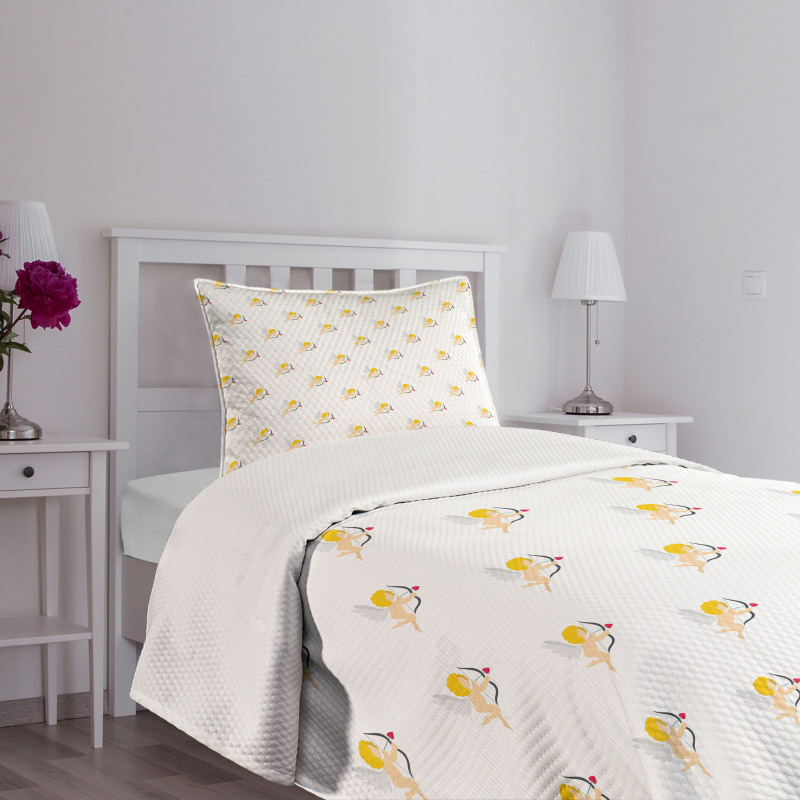 Cupid Amour Love Arrow Bedspread Set