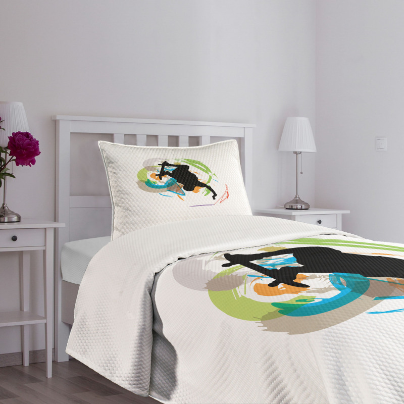 Skating Teen Tumble Bedspread Set