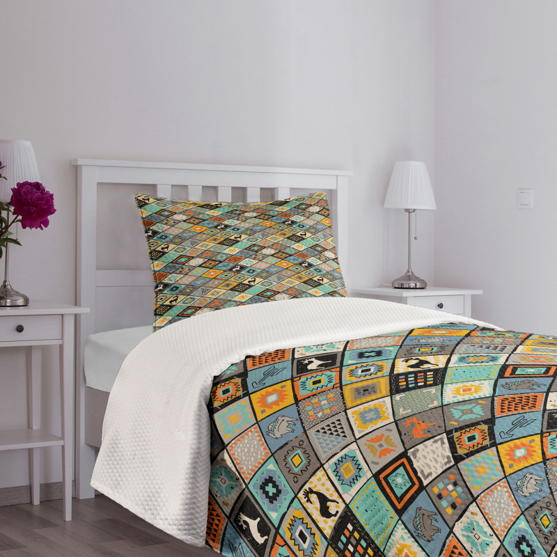 Mosaic Art Bedspread Set