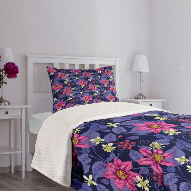 Tropicana Orchids Hawaii Bedspread Set