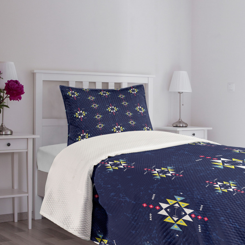 Geometric Art Bedspread Set