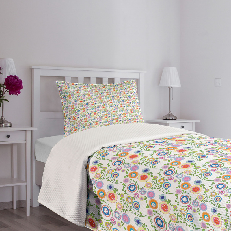 Flora Curved Branches Bedspread Set