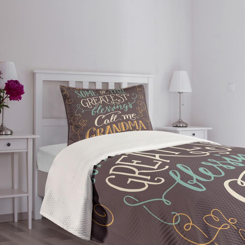 Greatest Words Bedspread Set