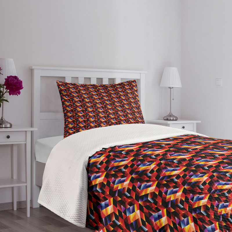 Futuristic Fractal Bedspread Set