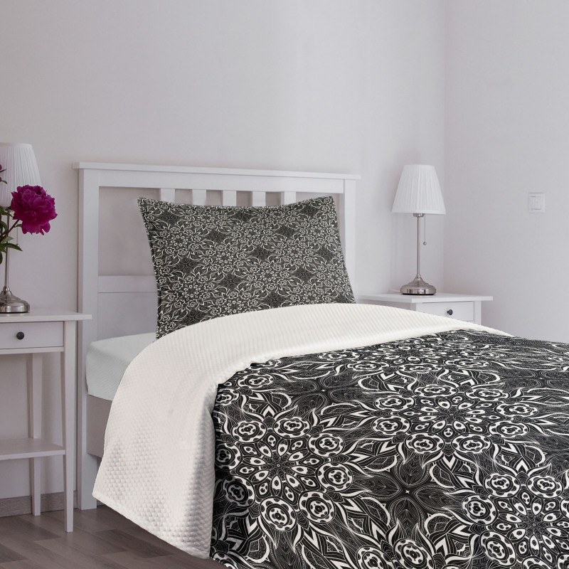 Leaf Composition Bedspread Set