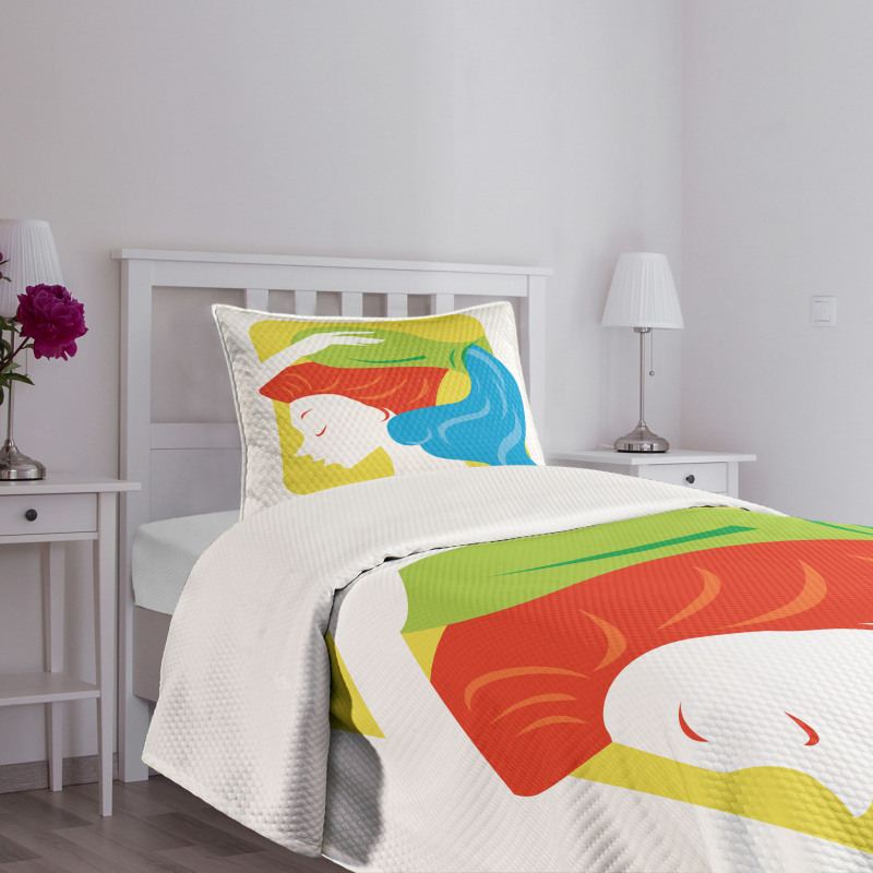 Astrology Lady Bedspread Set