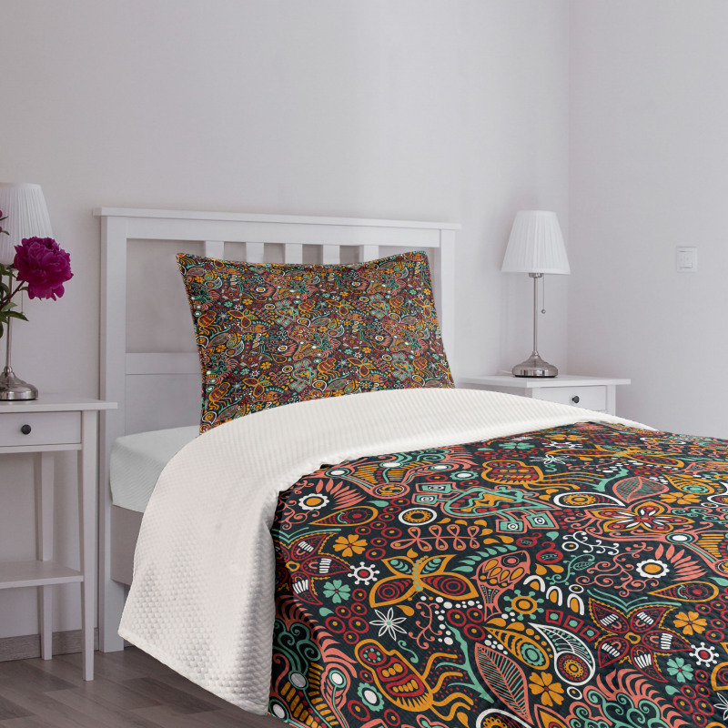 Spring Blossoms Design Bedspread Set