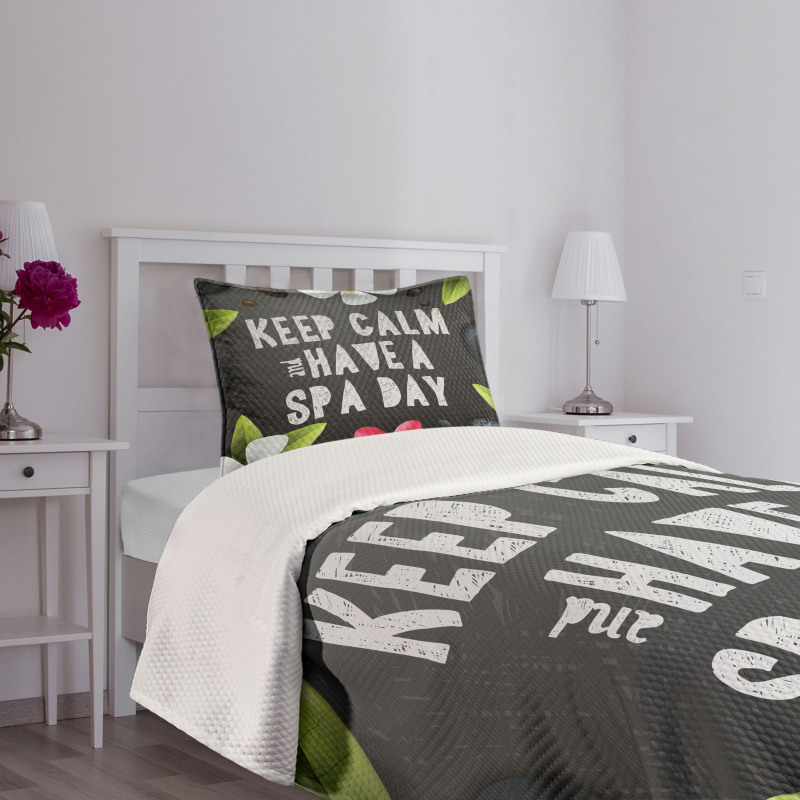 Keep Calm Have a Spa Day Bedspread Set