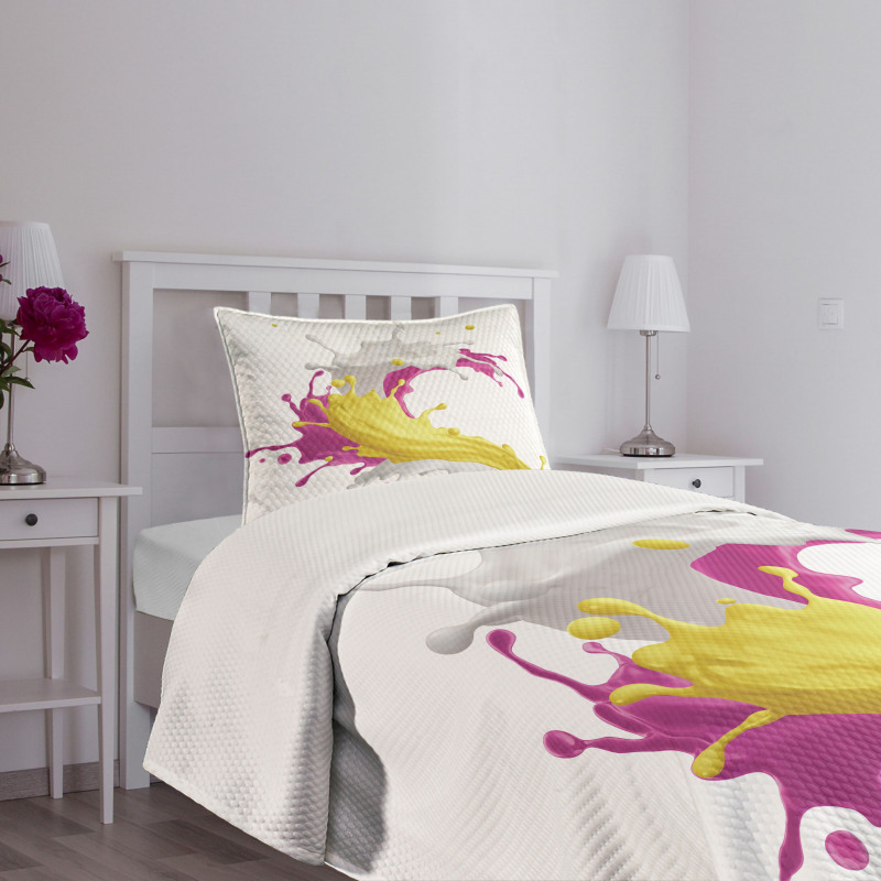 Mixed Drink Splash Bedspread Set