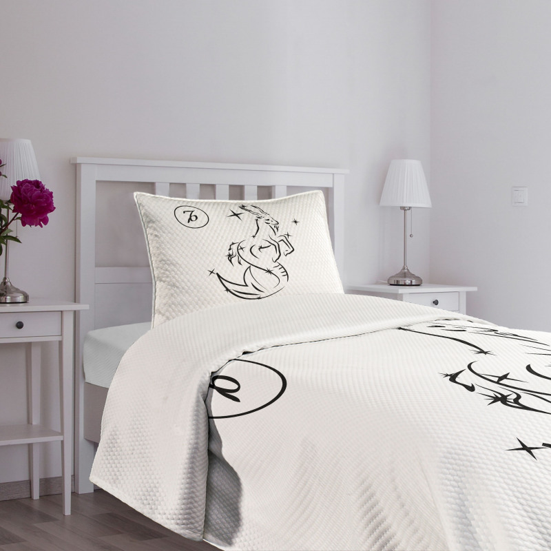 Sketch Goat Bedspread Set