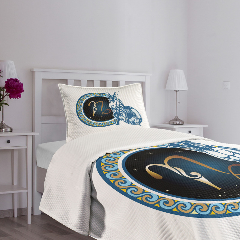 Abstract Sign Bedspread Set