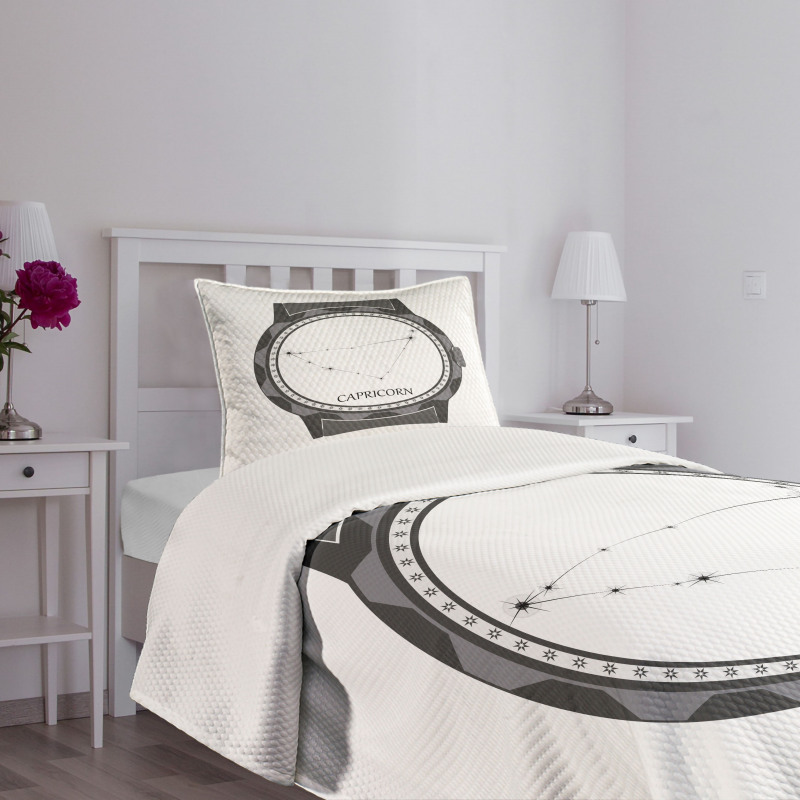 Watch Design Bedspread Set