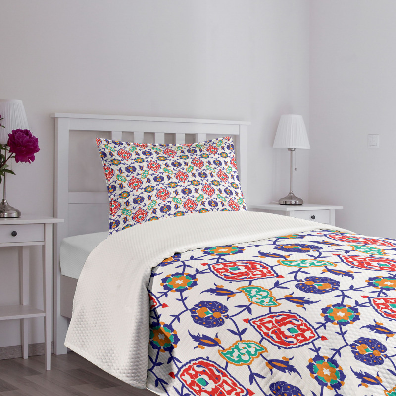 Moroccan Tiles Bedspread Set