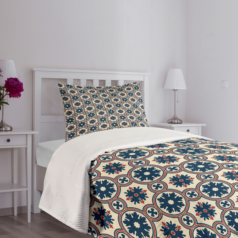 Ornate Circles Inspiration Bedspread Set