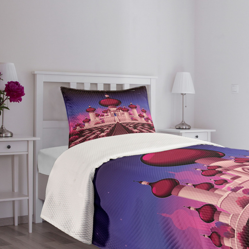 Castle at Night Bedspread Set