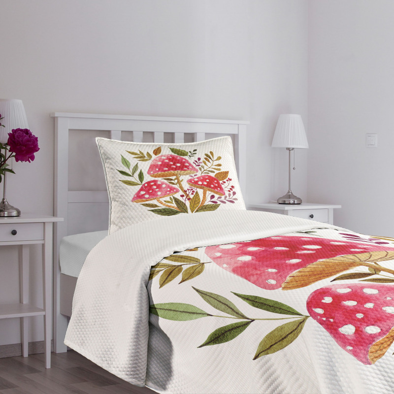 Watercolor Amantias Bedspread Set