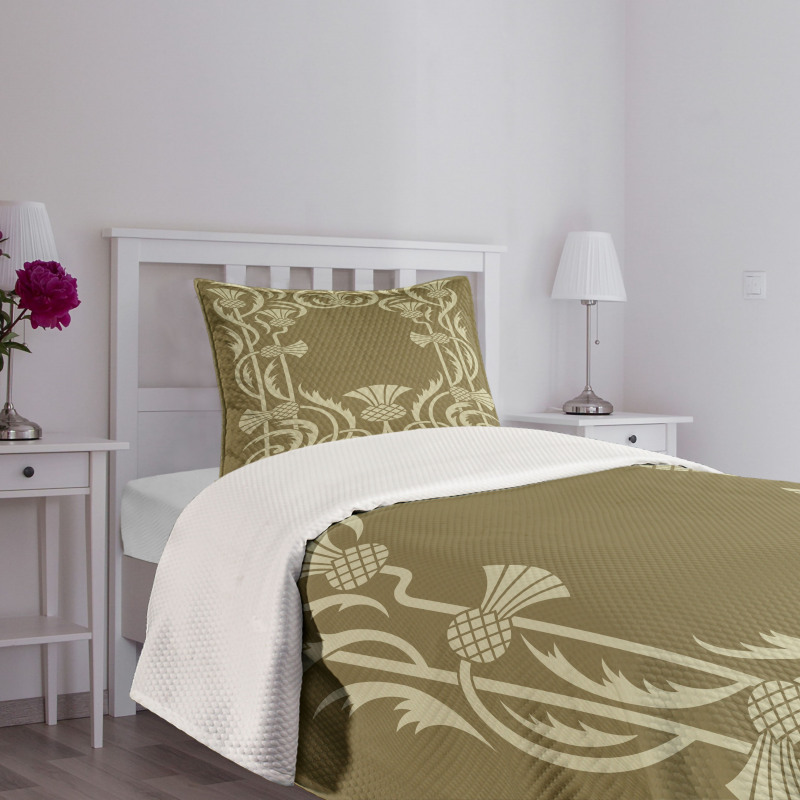 Pineapple Border Bedspread Set