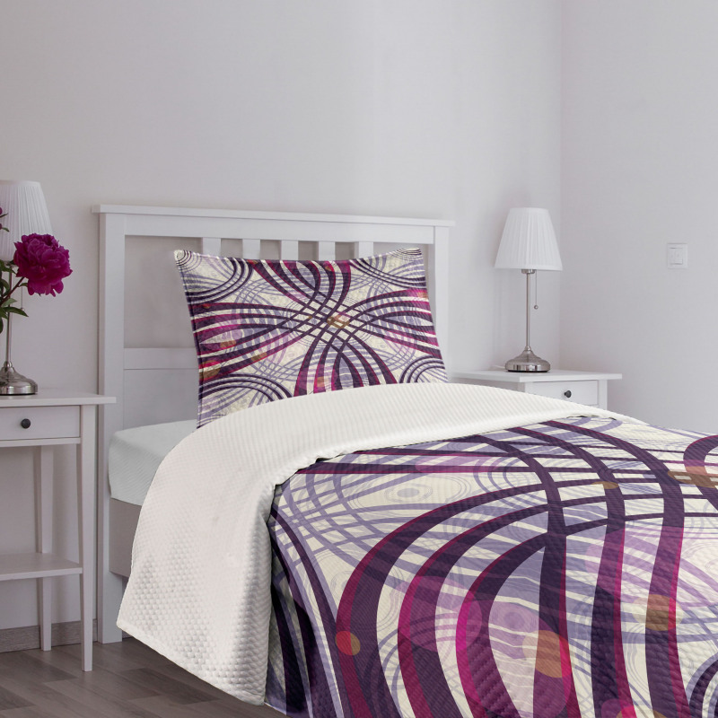 Groovy Geometric Bedspread Set