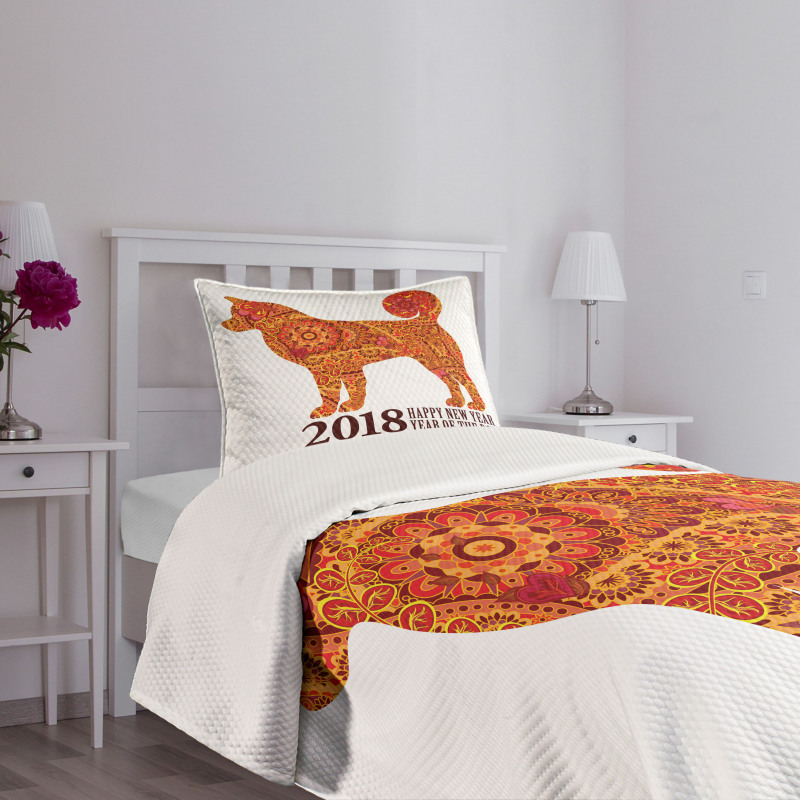 New Year Bedspread Set