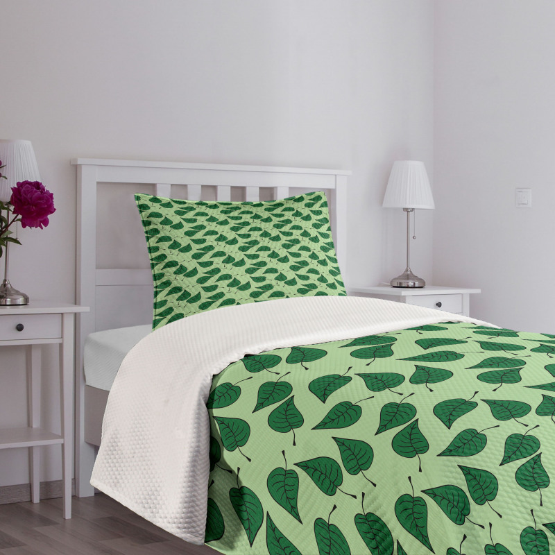 Composition of Nature Bedspread Set