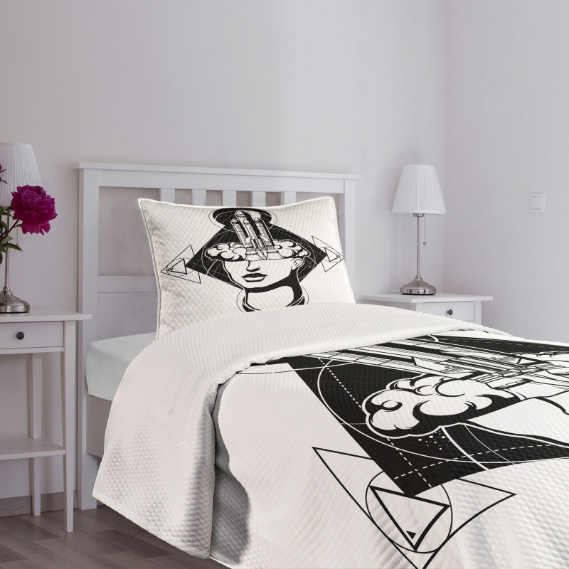 Woman Rocket Bedspread Set