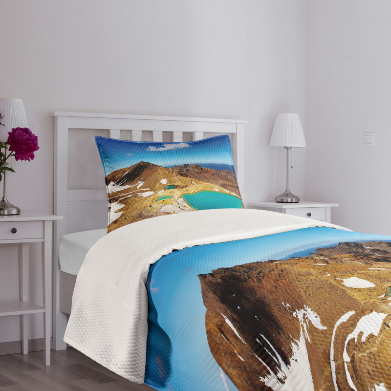 Emerald Lakes Photo Bedspread Set