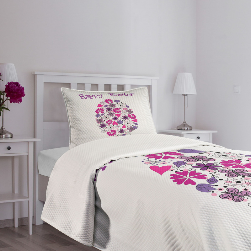 Holiday Flowers Bedspread Set