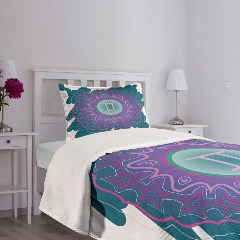 Doodle Mandala Bedspread Set