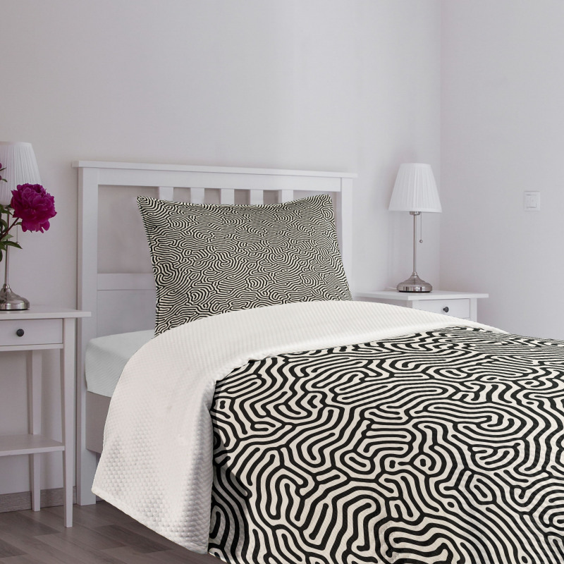 Maze Labyrinth Bedspread Set