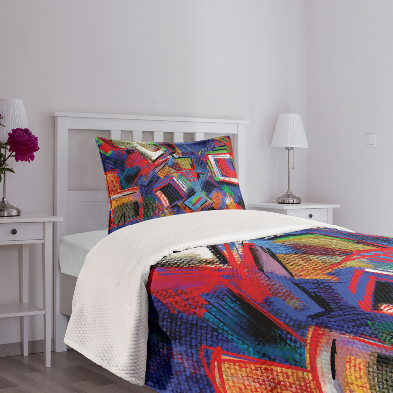 Modern Art Picture Bedspread Set