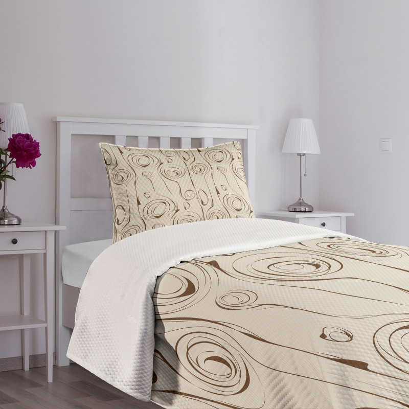 Scribble Spirals Bedspread Set