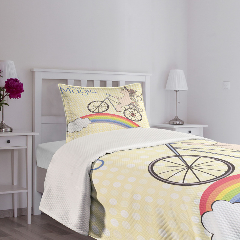 Rainbow Animal Bedspread Set