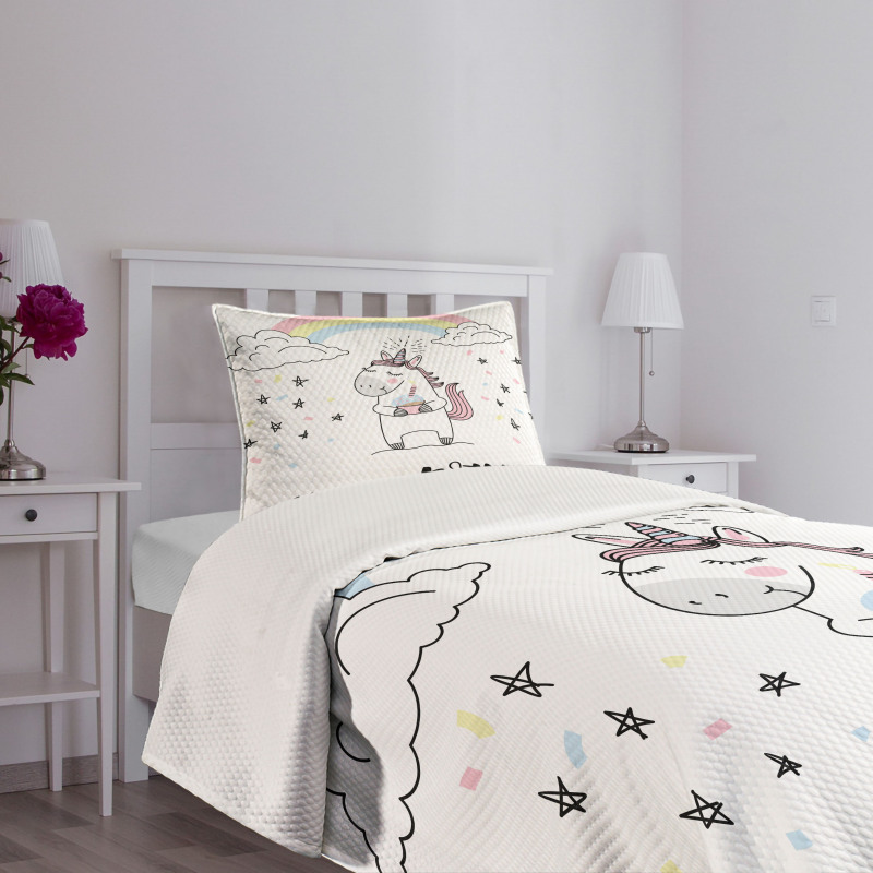 Cheerful Birthday Bedspread Set