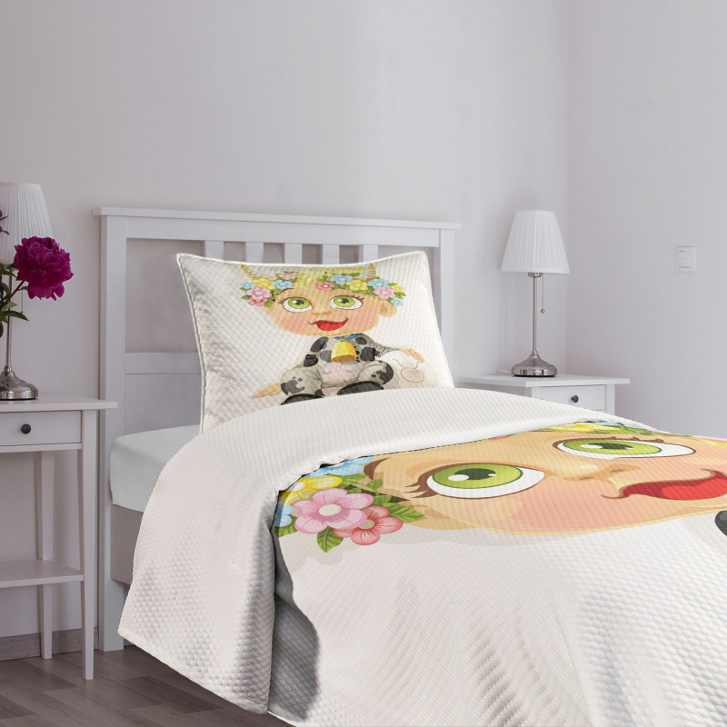 Happy Baby Horns Bedspread Set