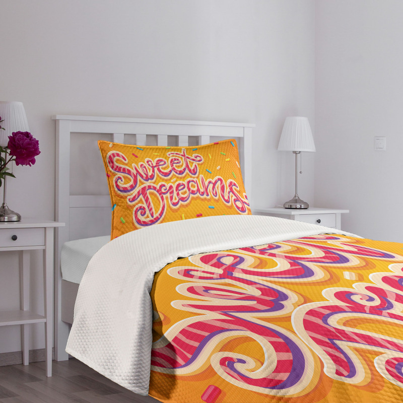 Colorful Candies Bedspread Set