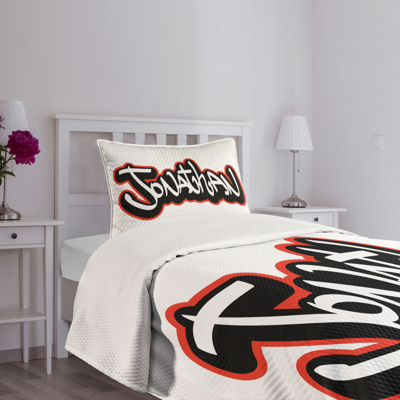 Teenage Boys Name Bedspread Set