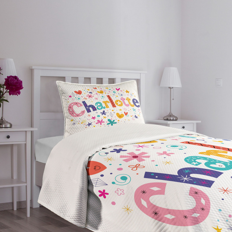 Happy Smiling Stars Bedspread Set