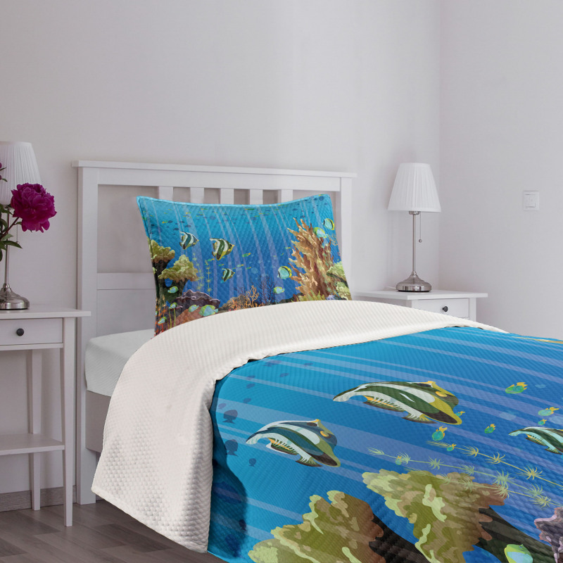 Underwater World Exotic Bedspread Set