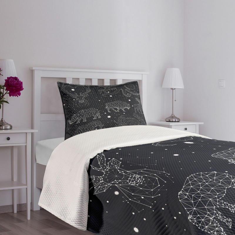 Constellation Signs Bedspread Set