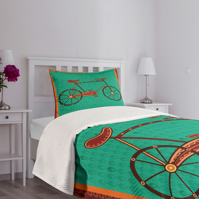 Desi Art Style Ethnic Bedspread Set