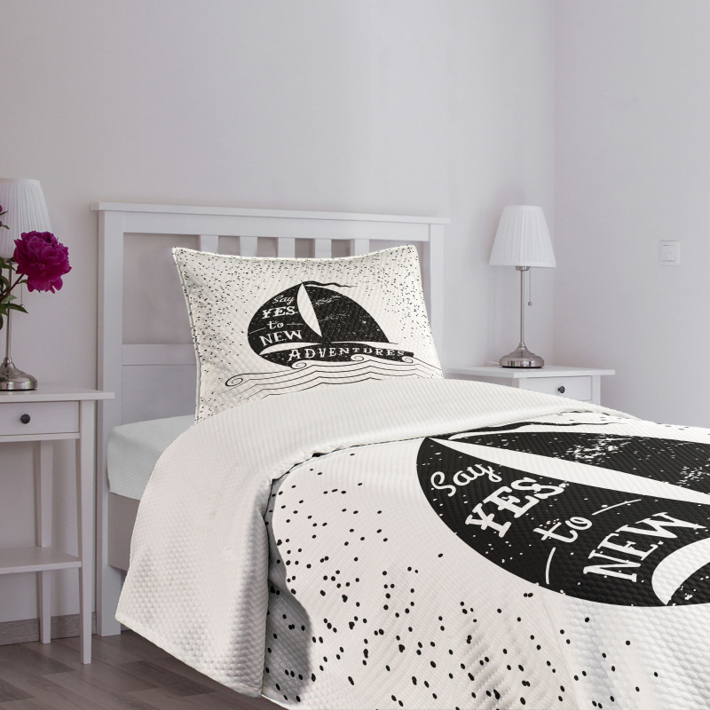 Say Yes to Adventure Bedspread Set