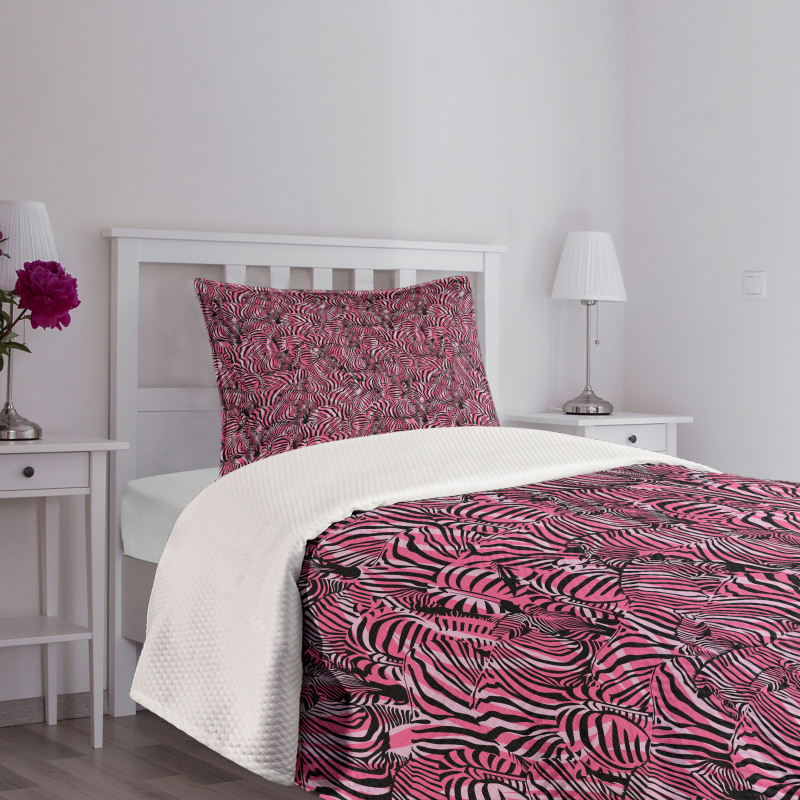 Safari Art Pattern Bedspread Set