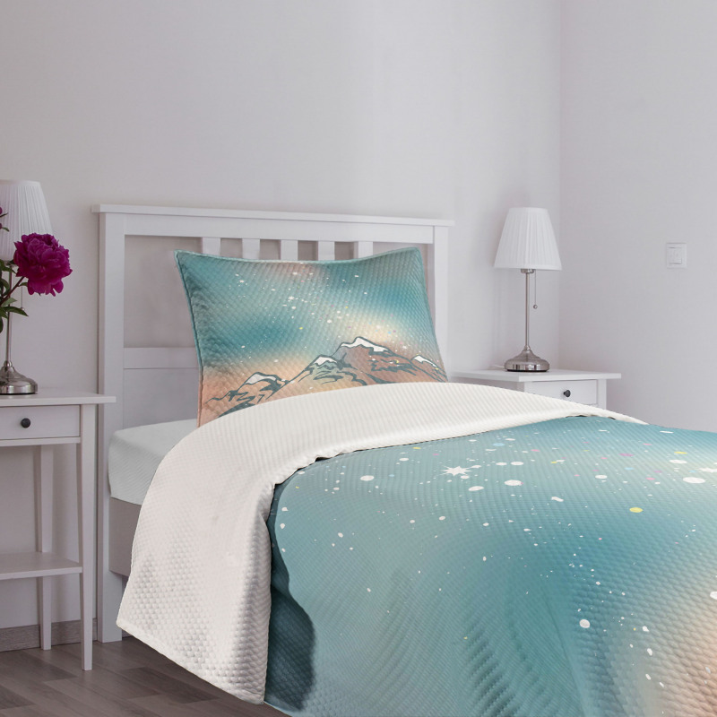 Milky Way and Himalayas Bedspread Set