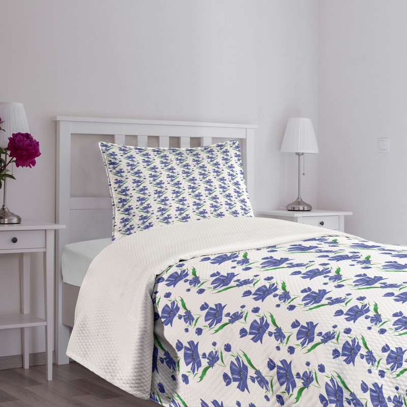 Cornflower Shabby Art Bedspread Set