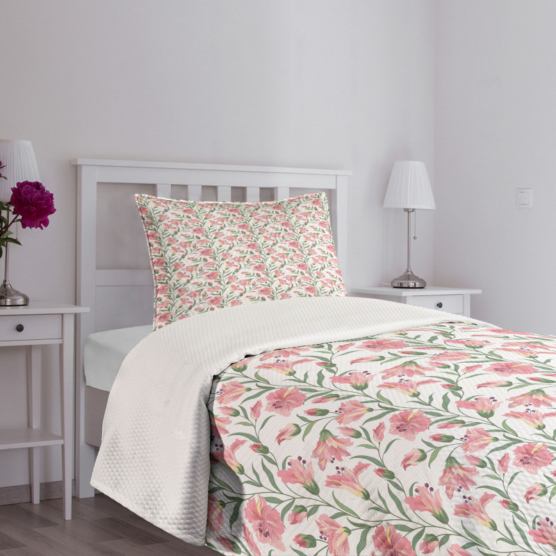 Flourishing Wild Blooms Bedspread Set