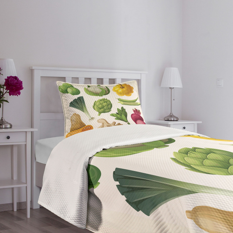 Exotic Fresh Food Bedspread Set